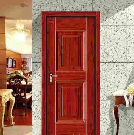 Red Spell Wood Steel Door