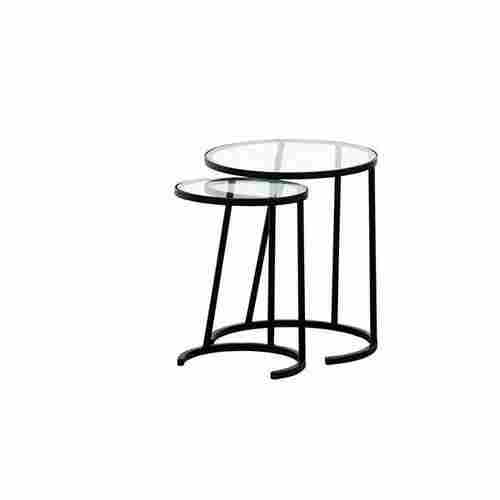 Ring Top- Glass Nesting Stools
