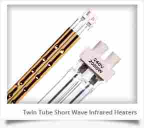 Twin Tube Short Wave Infrared Heaters