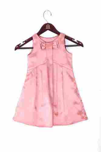 Pink Bow Kids Party Dress