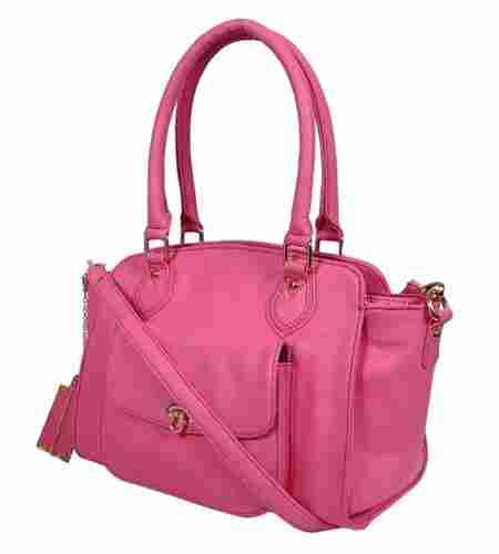 Pink Ladies Synthetic Leather Bags