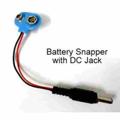 Battery Snapper with DC Jack