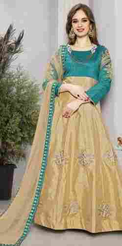 Fancy Anarkali Suit With Embroidered Work
