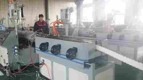 SJYLBG-PE Prestressed Plastic Single Wall Corrugated Pipe Extrusion Production Line