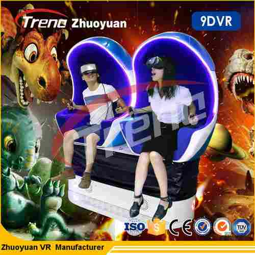 Attractive Egg Machine Racing Car 9d Cinema Simulator With 360 VR Entertainment Movies