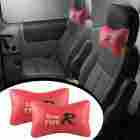 Type R Car Seat Neck Cushion Pillow - Red Colour