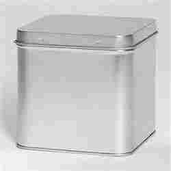 Square Tin Container
