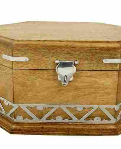 Handmade Wooden Treasure Chest Jewelry Box