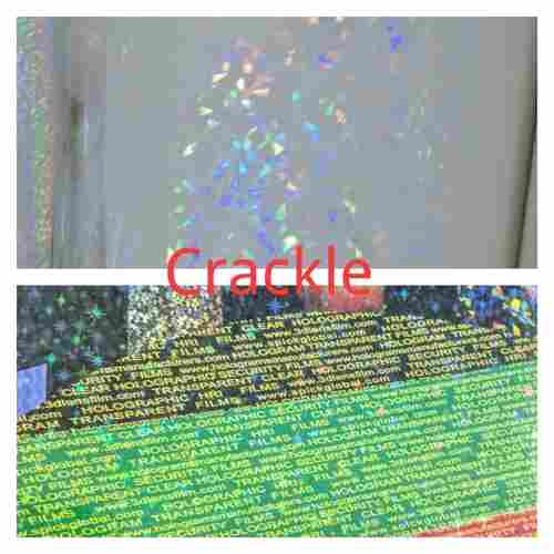 Clear Holographic Cold Lamination Films