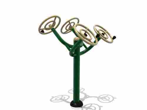 Outdoor Fitness Tai Chi Machine with Four Rotary Wheels WD-155G