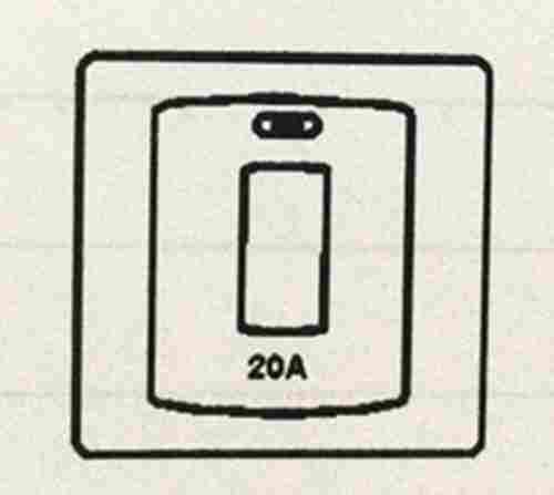 20A DP Switch (Water Hearer)
