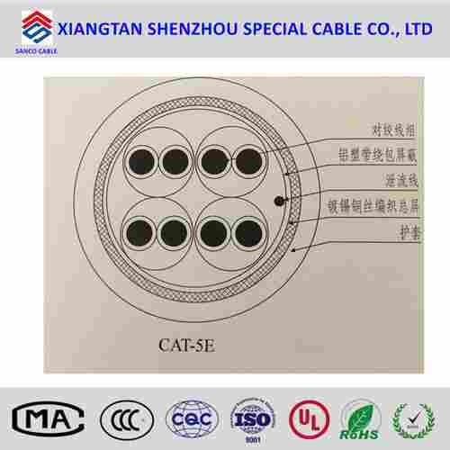 Cat-5e Flexible Category 5 Cables For Signal Transmission
