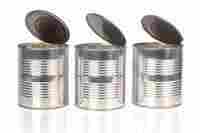 Round Paint Tin Containers
