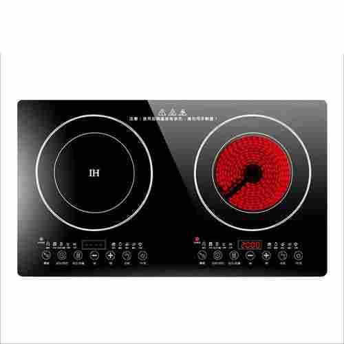 Ideamay Double Burners 1950W+2000W Induction and Infrared Cooker