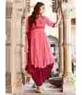 Pink Readymade Designer Partywear Punjabi Patiala Salwar And Suit