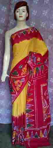 Cotton Batik Printed Saree