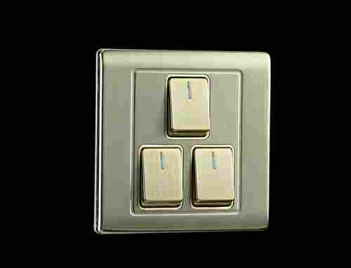 3 Gang 1 Way Small Button Switch