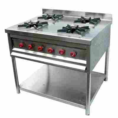 Four Range Stainless Steel Gas Stove