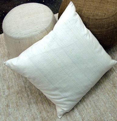 Indian Organic Eri Silk White Cushion Covers Dimensions: 40*40 Inch (In)