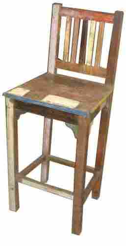 Reclaimed Wood Bar Chair