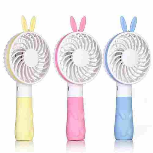 Portable USB Rechargeable Battery Operated Handheld Mini Fan