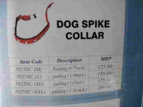 Dog Spike Collar