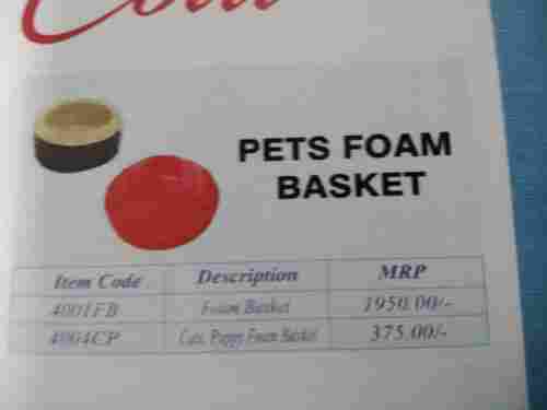 Pet Foam Basket