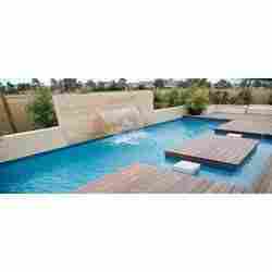 Swimming Pool Wooden Deck
