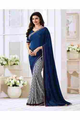 Bollywood Style Georgette Saree With Blouse