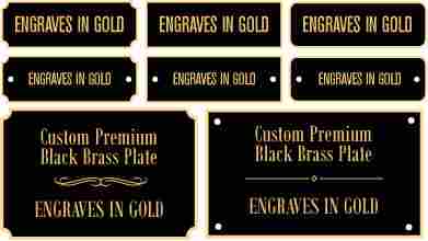 Customized Name Plates