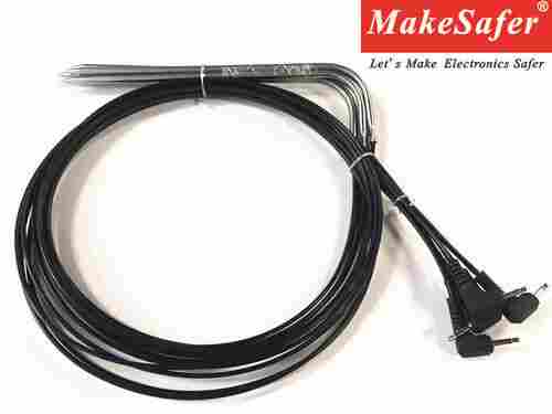 PTFE Insulated Wire 100k NTC Thermistor Food Probe for BBQ