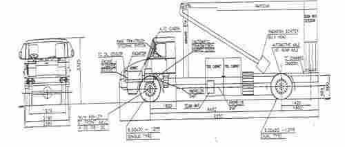 Beml Truck 4X2 For Mounting Rapiscan Scanner UNI