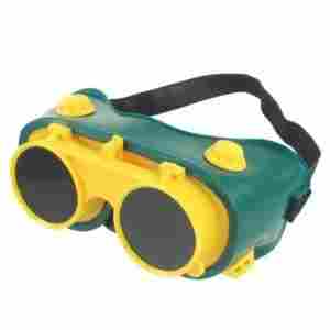 Safety Goggles Green/Yellow Weld Craft