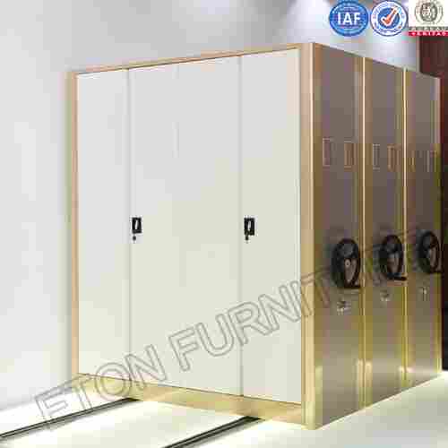 Large Storage Capacity Movable Library Metal File Shelf