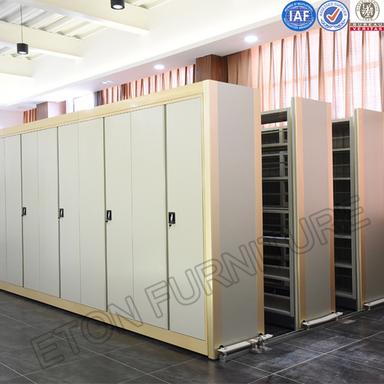Trackless Double Side Library Shelving for File Storage