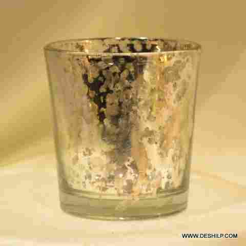 Silver Votive Small Candle Holder