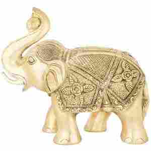 Brass Elephant Idol 29.5cm