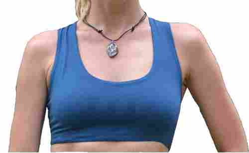 Ladies Blue Organic Cotton And Eco Friendly Top