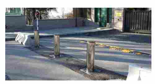 Panzer Series Stainless Steel Rising Bollard With LEDS