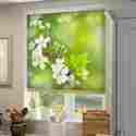 Customized Floral Roller Blind