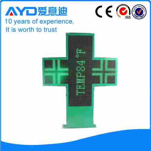 Waterproof Pharmacy Programmable Cross LED Sign
