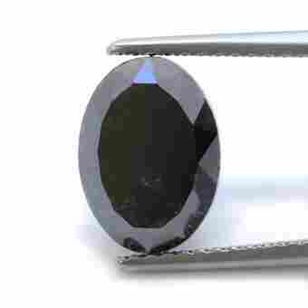 Black Oval Shape Diamonds