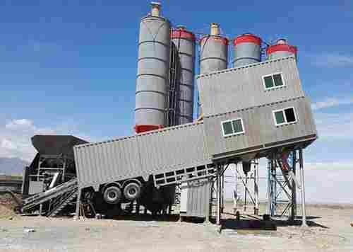 Hzs100 And Hzs150 Green Mobile Concrete Mixing Plant