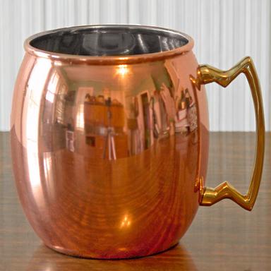 Natural Polished Pure Copper Metal Mule Mug