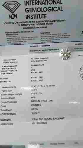 GIA Certified Polish Diamonds