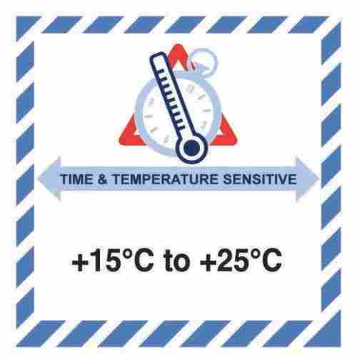 IATA Time Temperature Sensitive Label