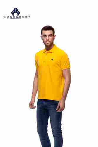 Yellow Mens Polo T Shirts