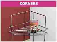 Corner Ss Kitchen Baskets