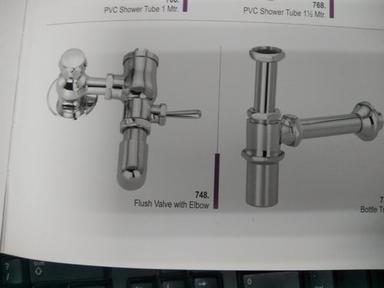 Stainless Steel Flush Valve With Elbow