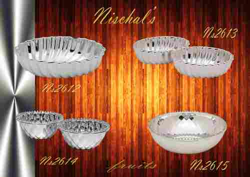 Silver Coated Bowls